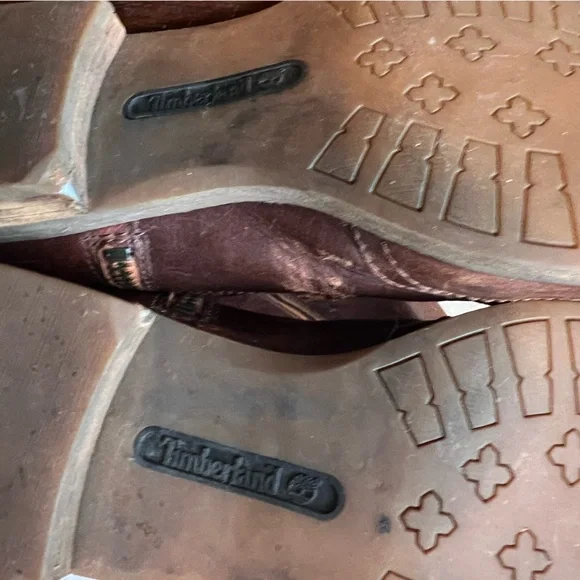 Timberland Brown Leather Boots 7.5 - Picture 5 of 14